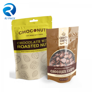 Niestandardowy plastikowy zamek błyskawiczny torba do pakowania żywności, torba do pakowania żywności z zamek błyskawicznym